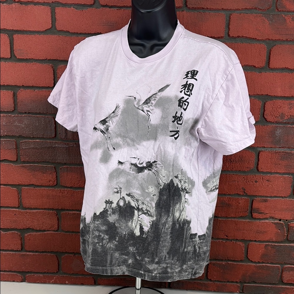 San Francisco‎ Women's Crane Print T-Shirt – Size Medium